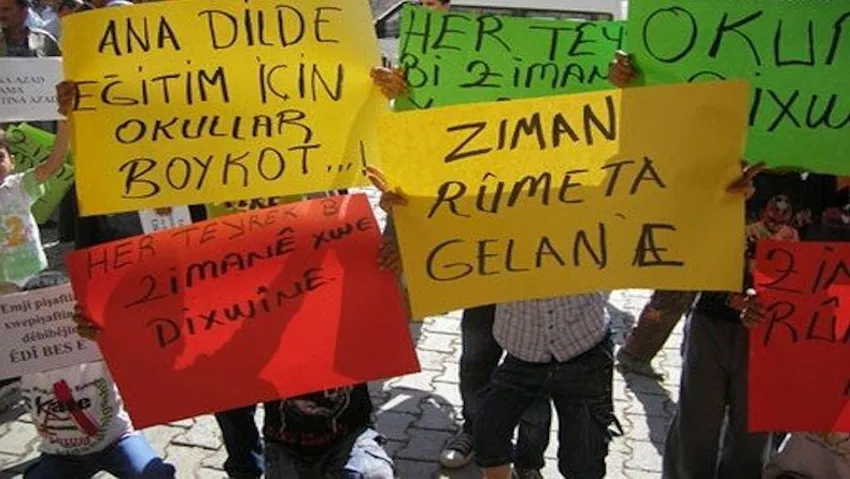 'Kürtçe okuma ve eğitim öğretim alanı 5 yılda daraldı'